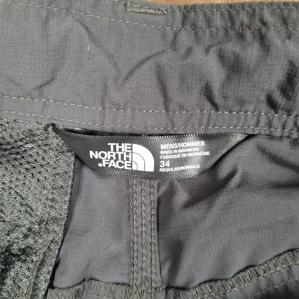 The North Face Horizon Utility Shorts Men's Size 34 Nylon RipStop Gunmetal Gray